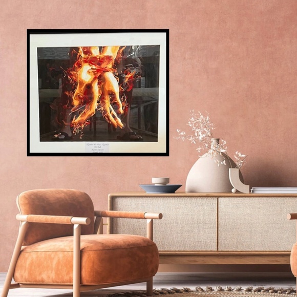 Unframed 16x20 Together We Rise, Together We Fall Acrylic Painting 2021 - Picture 1 of 3